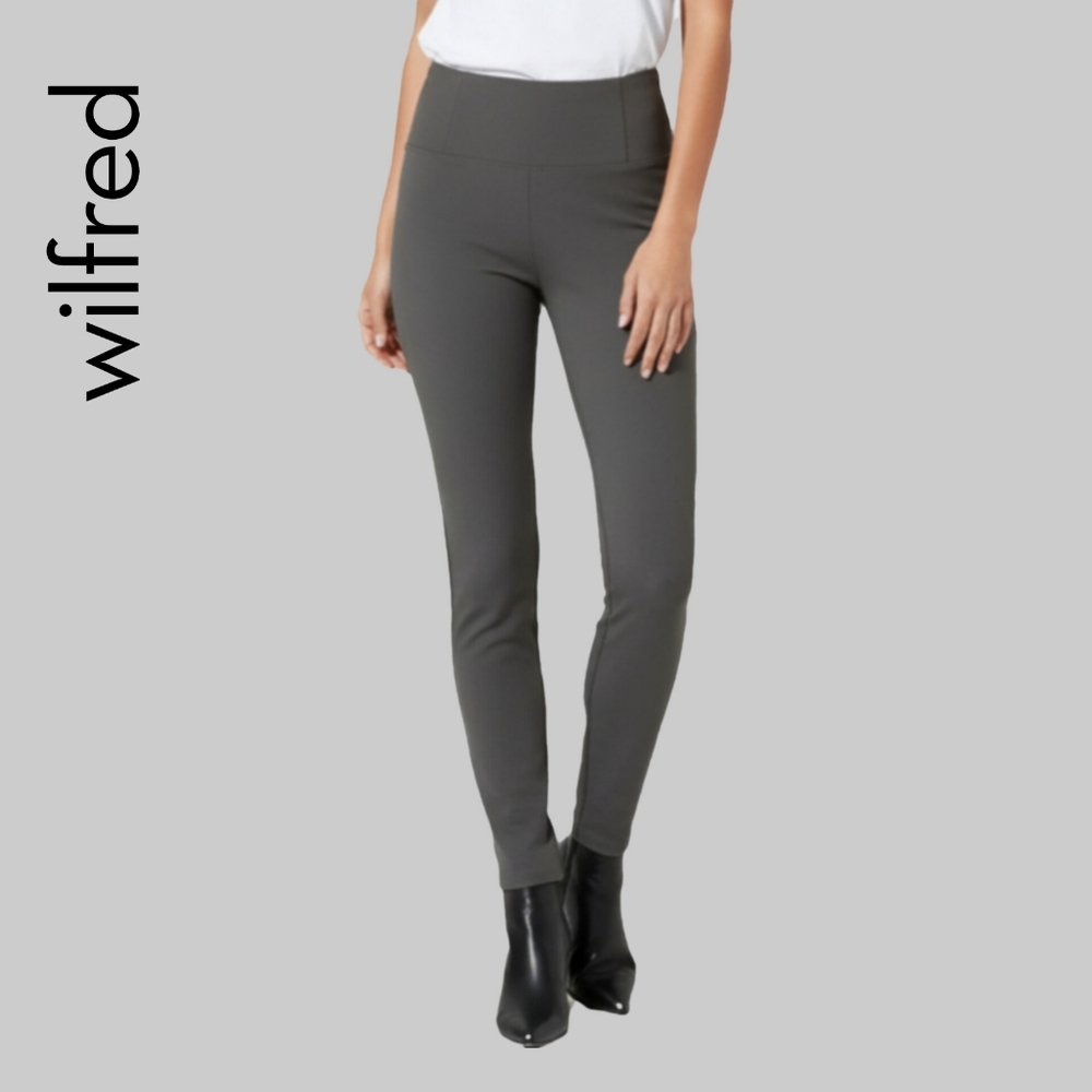 Aritzia Wilfred Daria Skinny Pant - Olive Green Sz 0